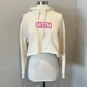Married To The Mob Cropped Hoodie